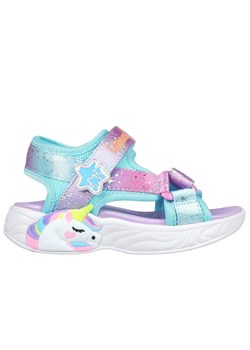Sandały dziecięce Skechers Unicorn Dreams Majestic Bliss 302682NPRMT - multikolor ze sklepu streetstyle24.pl w kategorii Sandały dziecięce - zdjęcie 183843444