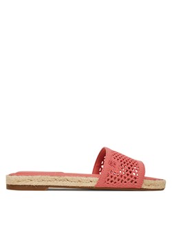 Espadryle Tommy Hilfiger Knit Mesh Espadrille Flat Sandal FW0FW08744 Koralowy ze sklepu eobuwie.pl w kategorii Espadryle damskie - zdjęcie 183843701