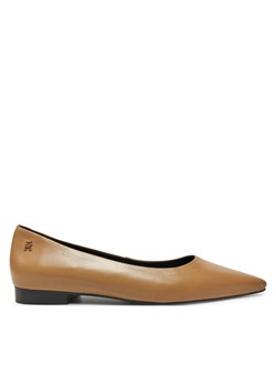 Baleriny Tommy Hilfiger Th Pointy Ballerina FW0FW08291 Khaki - id: 0000304444968 - marki Tommy Hilfiger - 183843710 Baleriny Tommy Hilfiger Th Pointy Ballerina FW0FW08291 Khaki ze sklepu eobuwie.pl w kategorii Balerinki - zdjęcie 183843710