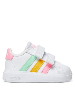 Sneakersy adidas Grand Court 2.0 Cf I HP8917 Biały ze sklepu eobuwie.pl w kategorii Buty sportowe dziecięce - zdjęcie 183843713