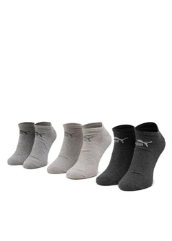 Zestaw 3 par niskich skarpet unisex Puma 907932 r. 43/46 Szary ze sklepu eobuwie.pl w kategorii Skarpetki damskie - zdjęcie 183843842