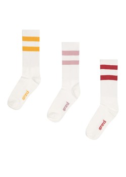 Zestaw 3 par wysokich skarpet unisex Sprandi 0UB-003-AW23 (3-pack) Czerwony ze sklepu eobuwie.pl w kategorii Skarpetki męskie - zdjęcie 183843870