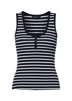 Tommy Jeans Damski top z dzianiny Kobiety Bawełna granatowy w paski ze sklepu vangraaf w kategorii Bluzki damskie - zdjęcie 183845422