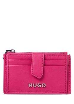 HUGO Damskie etui na karty - Mel Kobiety Sztuczna skóra wyrazisty róż jednolity ze sklepu vangraaf w kategorii Portfele damskie - zdjęcie 183845443