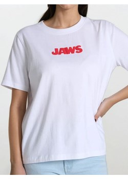 Sinsay - Koszulka JAWS - biały ze sklepu Sinsay w kategorii Bluzki damskie - zdjęcie 183848571
