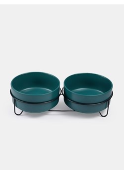 Sinsay - Miski dla psa i kota 2 pack ze stojakiem - zielony ze sklepu Sinsay w kategorii Dla zwierząt - zdjęcie 183848590
