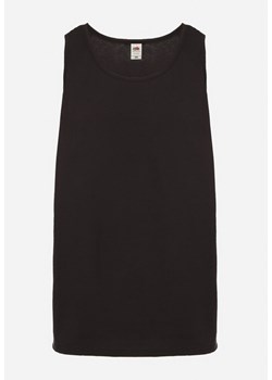 Czarna Bawełniana Koszulka Typu Tank Top Zianessa ze sklepu born2be.pl w kategorii Podkoszulki męskie - zdjęcie 183849680