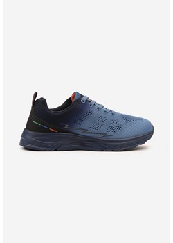 Niebieskie Buty Sportowe Sneakersy z Perforacją Ziraline ze sklepu born2be.pl w kategorii Buty sportowe męskie - zdjęcie 183849682