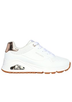 Buty młodzieżowe Skechers Uno Gen 1 Shimmer Away 310545LWHT - białe ze sklepu streetstyle24.pl w kategorii Buty sportowe damskie - zdjęcie 183851403