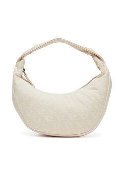 Torebka Calvin Klein Ckj Monogram Pinched Medium Shou LV04F3206G Écru ze sklepu eobuwie.pl w kategorii Torebki hobo - zdjęcie 183851443