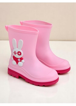 Royalfashion Kalosze dziecięce z króliczkiem Bunny Splash ze sklepu royalfashion.pl w kategorii Kalosze dziecięce - zdjęcie 183855521