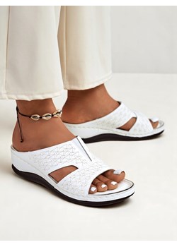 Royalfashion Damskie klapki na grubszej podeszwie Nova Step ze sklepu royalfashion.pl w kategorii Klapki damskie - zdjęcie 183855683