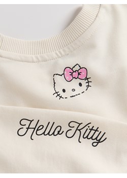 Reserved - Koszulka Hello Kitty - kremowy ze sklepu Reserved w kategorii Bluzki dziewczęce - zdjęcie 183855834