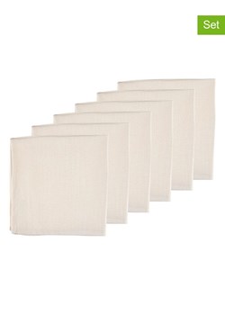 Björn Serwetki (6 szt.) w kolorze kremowym - 40 x 40 cm ze sklepu Limango Polska w kategorii Akcesoria kuchenne - zdjęcie 183856693