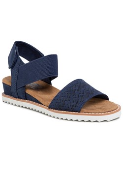 Sandały Skechers Desert Kiss 31440/NVY Granatowy ze sklepu eobuwie.pl w kategorii Sandały damskie - zdjęcie 183857651