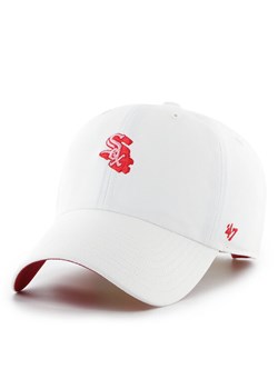 Czapka z daszkiem 47 Brand MLB Chicago B-CHPCU06GWS Biały ze sklepu eobuwie.pl w kategorii Czapki z daszkiem damskie - zdjęcie 183857691