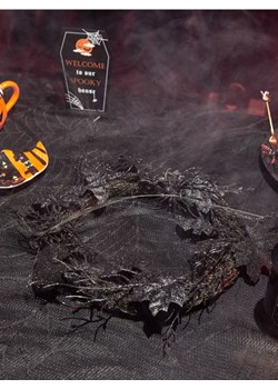 Sinsay - Wieniec halloweenowy - czarny ze sklepu Sinsay w kategorii Dekoracje świąteczne - zdjęcie 183859522