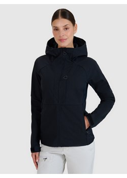 Damski softshell 4F 4FWSS25TSOFF315 - czarny ze sklepu Sportstylestory.com w kategorii Kurtki damskie - zdjęcie 183860303