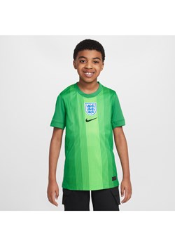 Koszulka piłkarska z krótkim rękawem dla dużych dzieci Nike Dri-FIT Anglia Stadium Goalkeeper 2025/26 – replika - Zieleń ze sklepu Nike poland w kategorii T-shirty chłopięce - zdjęcie 183860383