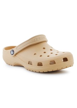 Klapki Crocs Classic 10001-209 brązowe ze sklepu ButyModne.pl w kategorii Klapki damskie - zdjęcie 183861050