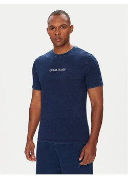 Guess Jeans T-Shirt M5YI34 KCTG1 Niebieski Slim Fit ze sklepu MODIVO w kategorii T-shirty męskie - zdjęcie 183862583