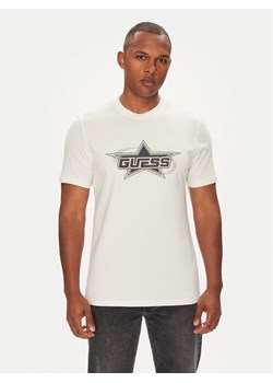 Guess T-Shirt Z5YI02 I3Z14 Biały Regular Fit ze sklepu MODIVO w kategorii T-shirty męskie - zdjęcie 183862620