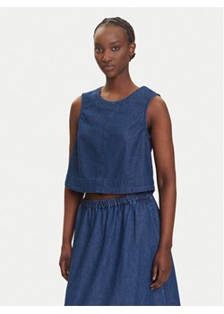 Pieces Top Tenim 17157936 Granatowy Regular Fit ze sklepu MODIVO w kategorii Bluzki damskie - zdjęcie 183862652