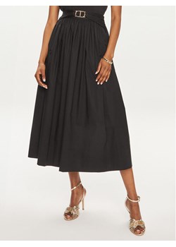 TWINSET Spódnica trapezowa 241TT2023 Czarny Loose Fit ze sklepu MODIVO w kategorii Spódnice - zdjęcie 183862653