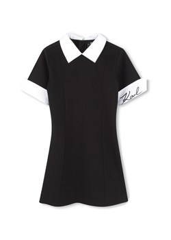 Karl Lagerfeld Kids Sukienka codzienna Z30462 D Czarny Regular Fit ze sklepu MODIVO w kategorii Sukienki dziewczęce - zdjęcie 183862770