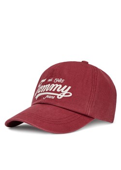 Tommy Hilfiger Czapka z daszkiem Archive Script AM0AM13550 Czerwony ze sklepu MODIVO w kategorii Czapki z daszkiem męskie - zdjęcie 183862844