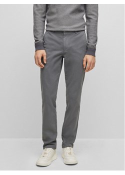 Boss Chinosy Kaito1 50487966 Szary Slim Fit ze sklepu MODIVO w kategorii Spodnie męskie - zdjęcie 183862982