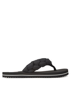 Japonki Tommy Jeans Braided Thong Beach Sandal EN0EN02877 Czarny ze sklepu eobuwie.pl w kategorii Klapki damskie - zdjęcie 183865721
