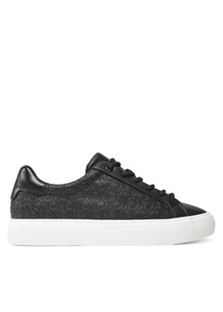 Sneakersy Calvin Klein Vulc Lace Up Mono Pu HW0HW02573 Czarny ze sklepu eobuwie.pl w kategorii Buty sportowe damskie - zdjęcie 183865772