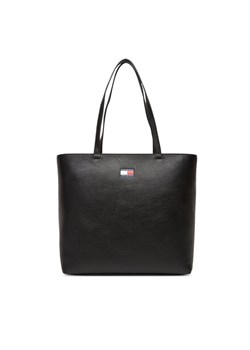 Torebka Tommy Jeans Tjw Must Tote AW0AW17549 Czarny ze sklepu eobuwie.pl w kategorii Torebki damskie - zdjęcie 183865784