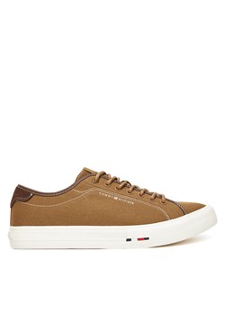 Tommy Hilfiger Tenisówki Hi Vulc Street Canvas FM0FM05515 Brązowy ze sklepu MODIVO w kategorii Trampki męskie - zdjęcie 183867291