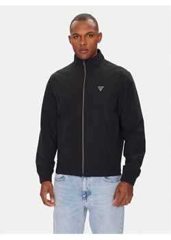 Guess Kurtka przejściowa M4YL13 WEZ70 Czarny Regular Fit ze sklepu MODIVO w kategorii Kurtki męskie - zdjęcie 183867323