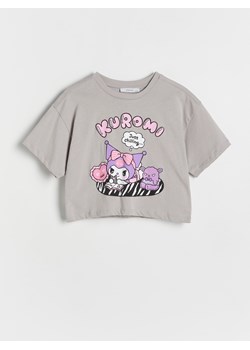 Reserved - T-shirt Kuromi - ciemnoszary ze sklepu Reserved w kategorii Bluzki dziewczęce - zdjęcie 183868651