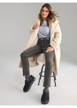 Sinsay - Jeansy slim mom fit - dark grey jeans ze sklepu Sinsay w kategorii Jeansy damskie - zdjęcie 183869552