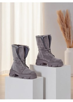 Royalfashion Damskie sznurowane botki Cavenma ze sklepu royalfashion.pl w kategorii Botki - zdjęcie 183871783