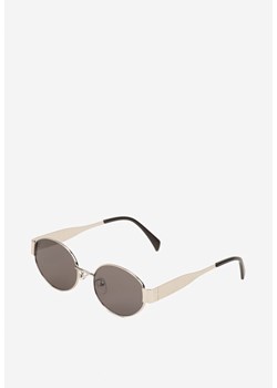 Srebrne Okulary Przeciwsłoneczne z Filtrem UV o Okrągłym Kształcie Talettia - id: S2370-52-SILVER - marki Renee - 183873072 Srebrne Okulary Przeciwsłoneczne z Filtrem UV o Okrągłym Kształcie Talettia ze sklepu renee.pl w kategorii Okulary przeciwsłoneczne damskie - zdjęcie 183873072