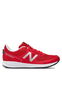 Buty do biegania New Balance YK570TR3 Czerwony ze sklepu eobuwie.pl w kategorii Buty sportowe dziecięce - zdjęcie 183873174