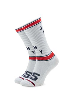 Skarpety wysokie unisex Tommy Jeans 701223426 Biały ze sklepu eobuwie.pl w kategorii Skarpetki męskie - zdjęcie 183873223