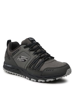 Skechers Trekkingi Escape Plan 51591/CCBK Szary ze sklepu MODIVO w kategorii Buty trekkingowe męskie - zdjęcie 183874590