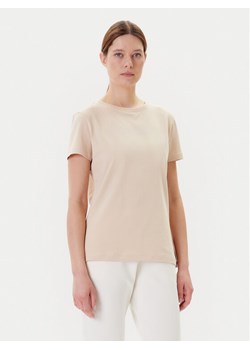 Guess T-Shirt V3BI11 J1314 Beżowy Regular Fit ze sklepu MODIVO w kategorii Bluzki damskie - zdjęcie 183874594