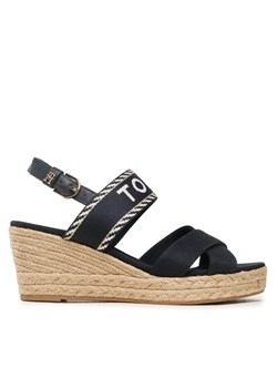 Tommy Hilfiger Espadryle Seasonal Webbing Mid Wedge FW0FW07091 Granatowy ze sklepu MODIVO w kategorii Espadryle damskie - zdjęcie 183874653