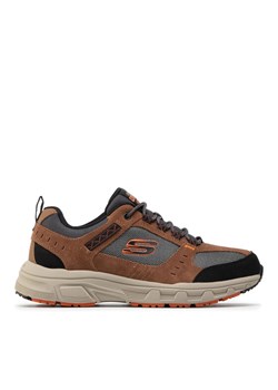 Skechers Trekkingi Oak Canyon 51893/BRBK Brązowy ze sklepu MODIVO w kategorii Buty trekkingowe męskie - zdjęcie 183874732