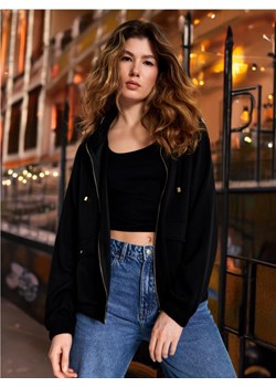 Sinsay - Bluza ze stójką - czarny ze sklepu Sinsay w kategorii Bluzy damskie - zdjęcie 183877170