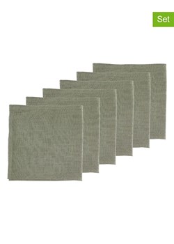 Björn Serwetki (6 szt.) w kolorze zielonym - 40 x 40 cm ze sklepu Limango Polska w kategorii Akcesoria kuchenne - zdjęcie 183877520