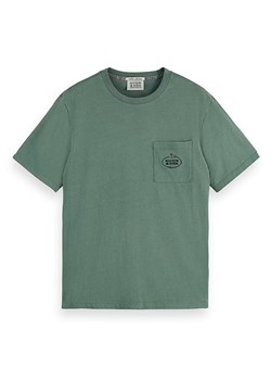 Scotch &amp; Soda Koszulka w kolorze zielonym ze sklepu Limango Polska w kategorii T-shirty męskie - zdjęcie 183878220