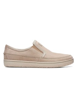 Clarks Skórzane slippersy &quot;Hodson&quot; w kolorze beżowym ze sklepu Limango Polska w kategorii Buty sportowe męskie - zdjęcie 183878722